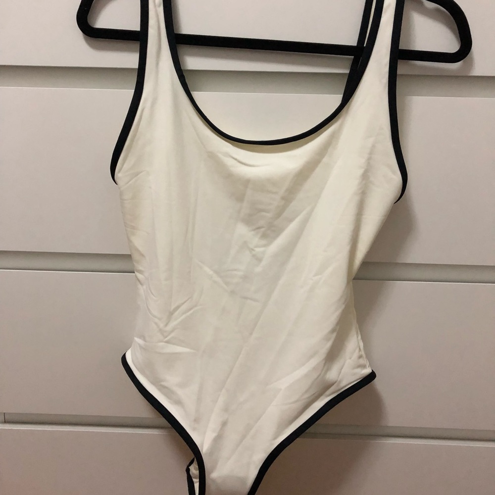 NWT Solid and Striped Anne-Marie Swimsuit